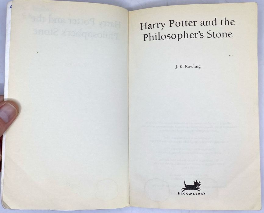 Rowling, J. K. Harry Potter and the Philosopher's Stone, first edition, 11th issue, signed & - Bild 8 aus 9