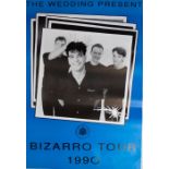 THE WEDDING PRESENT - Bizarro Tour 1990 UK Printed Poster in very good condition - It measures