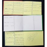 A Collection of 14 Autograph books from TV Film and Music & Theatre. ( Full list of all signatures