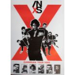 INXS 1990 UK Printed Vintage Poster European Tour 1990 - Its in very good condition with just a