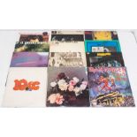 A large collection of vinyl LP Records in 8 boxes -  including rock, pop from the 60s to 80s