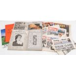 QUEEN - A collection of four Scrapbooks and newspaper cuttings. Plus newspapers with news on Queen