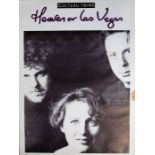 COCTEAU TWINS - UK printed original Heaven or Las Vegas Poster. 1990 Vintage. It measures approx