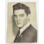 ELVIS PRESLEY - A signed cutting of Elvis Presley that was sent in from Graceland, Memphis, USA .