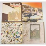 4 x Led Zeppelin Vinyl LP Records . 1.Led Zeppelin II cat no 588198 matrix 1 S 2 4 and B side 1 2