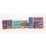 Model Railway: A collection of twenty-one boxed assorted OO Gauge coaches and rolling stock to