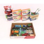 Diecast: A collection of assorted boxed and unboxed diecast models to include: boxed Dinky Supertoys