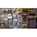 Diecast: A collection of assorted boxed modern diecast to include: Burago, Lledo Days Gone, and many