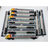 Hornby: A collection of Hornby OO Gauge Intercity APT Sets, lacking Pantographs, All unboxed (10)