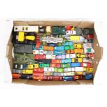 Diecast: A collection of assorted unboxed, diecast vehicles. Mostly playworn, including vintage