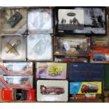 Diecast: A collection of assorted boxed modern issue diecast vehicles to include: Corgi WWII