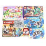 Lego: A collection of assorted opened Lego sets to comprise Reference No's. 30300, 3061, 8076, 8058,