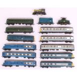 Model Railway: A collection of assorted Lima, Tri-ang and Hornby diesel locomotives and rolling