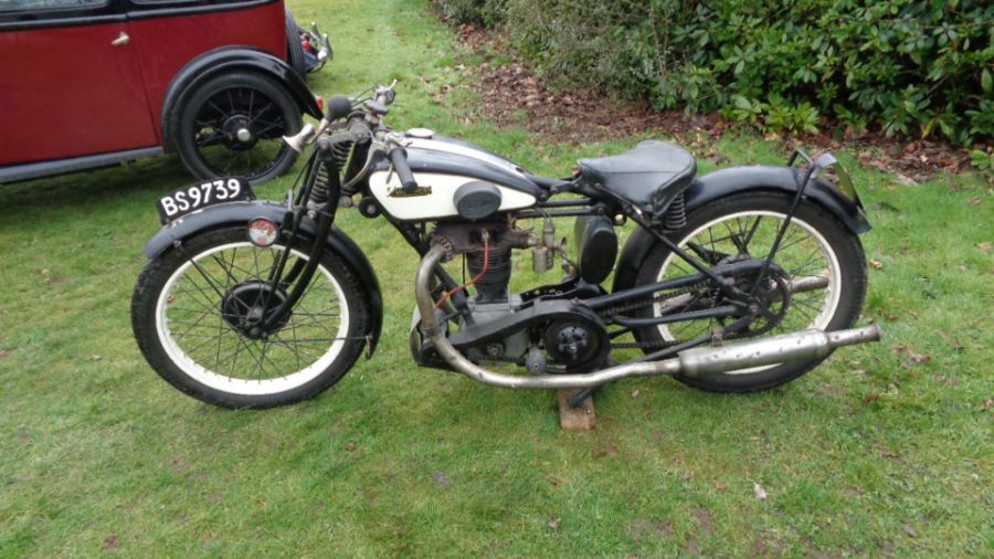 1929 BS 9739 Matchless 350 motorbike.  Registered 23/12/1929 - Image 3 of 3