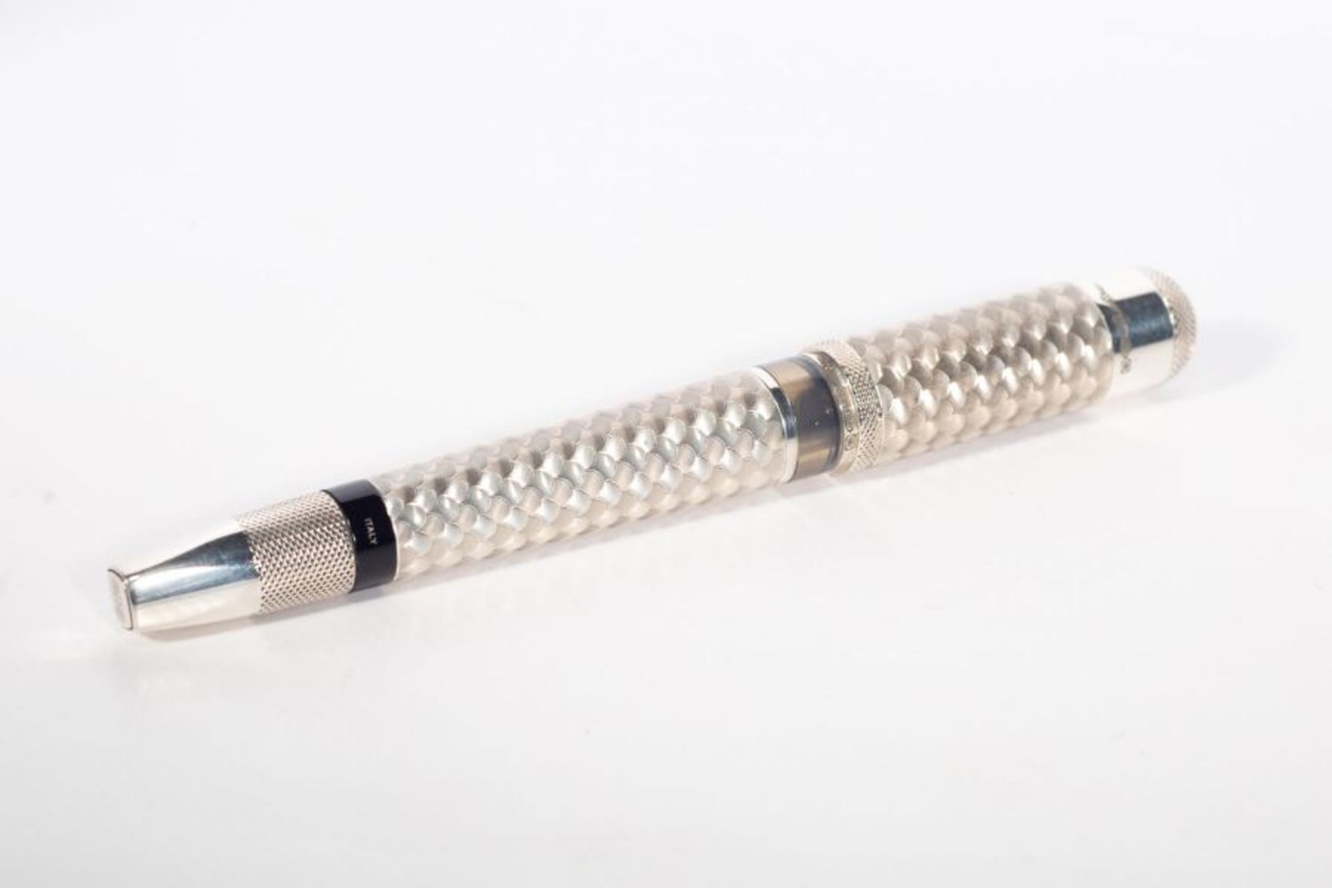 A Tibaldi for Bentley special edition Sterling silver fountain pen to commemorate 60 years of - Image 10 of 14