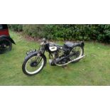 1929 BS 9739 Matchless 350 motorbike.  Registered 23/12/1929