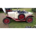 1923 Citroen Opal Reg:BS9 678.  Left hand drive  Open top. Boat tail body