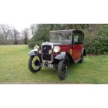 A superb 1933 Austin 7 in exceptional condition. Reg no AXA 388  Registered 29/12/1933.  Been in