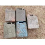 5 Jerry Cans