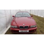 A BMW 525i Se Auto. Reg no Y611 XOC. 121949 miles shown. Leather interior. Starts and drives.