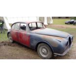 A Jaguar 2.4 Restoration project Reg no DPE 714B