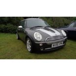 A Mini Cooper Park Lane. Mot till Oct 23. Reg no NV55YPN 80809 miles shown. Black leather.