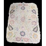 Folk Art- an early 20th century decorative wool rug