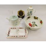 A collection of various ceramics to include factories; Royal Worcester Wild Harvest,