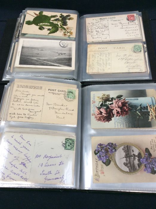 Five albums containing a vast quantity of covers with many Victorian stamps including 1d reds and - Image 11 of 15