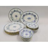 A collection of dinner wares by Minton, 'Hardwicke Hall' pattern.