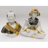 Cappa de Monte figure busts of Samurai warriors