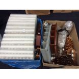 Large collection of collectors thimbles with display stands and cases