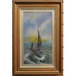 Framed Oil on Canvas by Arthur Severn (1841-1931)