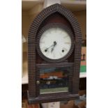 American E N Welsh (Connecticut) Lancet wall clock