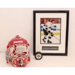Ice Hockey: A framed and glazed, signed Wayne Gretzky photograph, signature faded, complete with