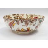 Royal Crown Derby Olde Avesbury large octagonal fruit bowl