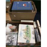 A collection of royal interest books including a 1953 Elizabeth II scrap book