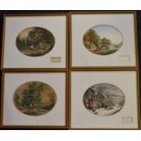 A collection of Baxter framed religious prints, other late 19th Century prints