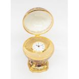 Royal Crown Derby 1128 pattern, boxed Millennium Globe Clock, first quality Condition: Damage to the