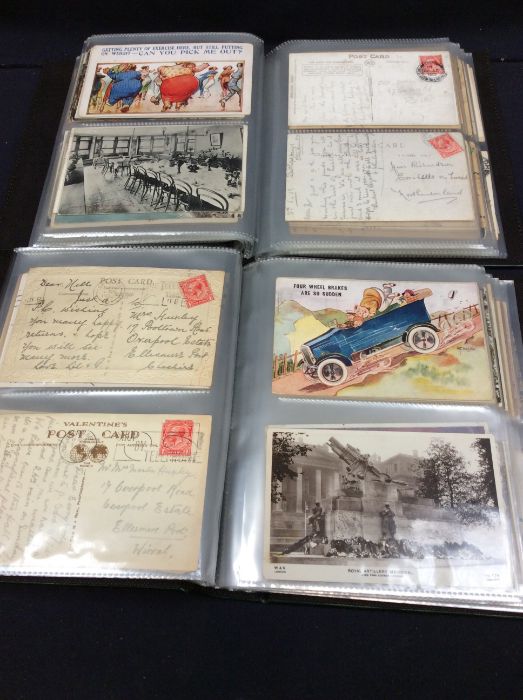 Five albums containing a vast quantity of covers with many Victorian stamps including 1d reds and - Image 9 of 15