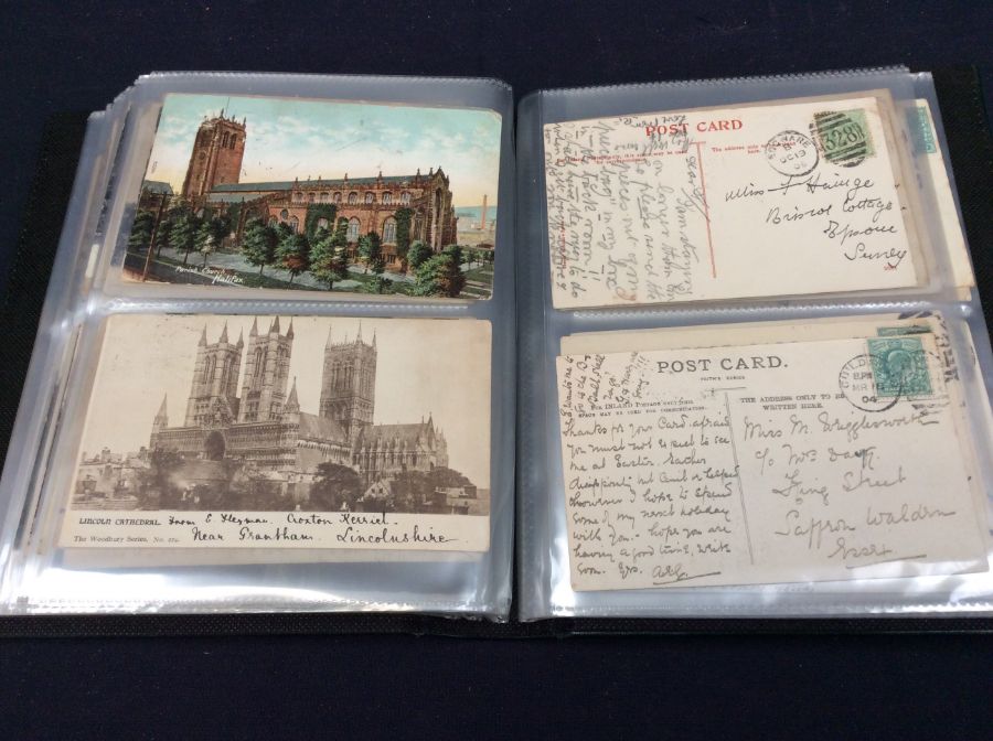 Five albums containing a vast quantity of covers with many Victorian stamps including 1d reds and - Image 15 of 15