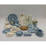 Royal Crown Derby - A quantity of "Posies" together with imari, wedgewood blue jasper, masons etc.
