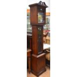 A mid-20th century, West German, eight-day, longcase clock.