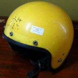 *Item to be collected from Friargate, Derby* Kangol Helmets Ltd Scotland - A 1970s yellow motorcycle