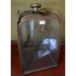 *Item to be collected from Friargate, Derby* A 19th century glazed porch lantern, approx 58cm high x
