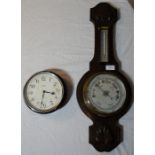 *Item to be collected from Friargate, Derby* A Smiths Bakelite circular clock, Y24016/3, dial approx