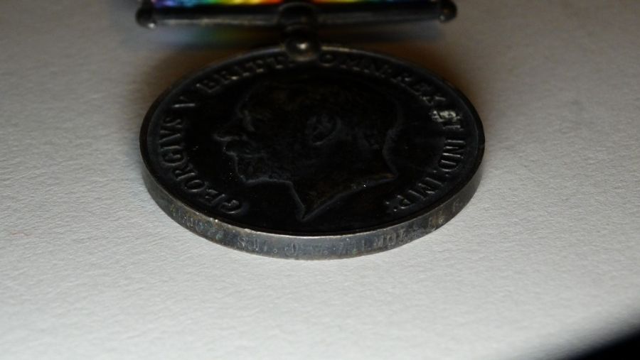 *Item to be collected from Friargate, Derby* World War I interest - a 1914-1918 medal, awarded to - Image 4 of 7