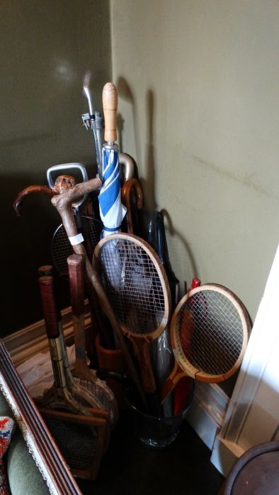 *Item to be collected from Friargate, Derby* A quantity of tennis rackets, walking sticks, - Image 8 of 8
