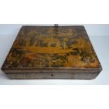 *Item to be collected from Friargate, Derby* A 19th Century colonial Indian workbox, the hinged