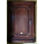 *Item to be collected from Friargate, Derby*  A George III oak and mahogany cross banded wall